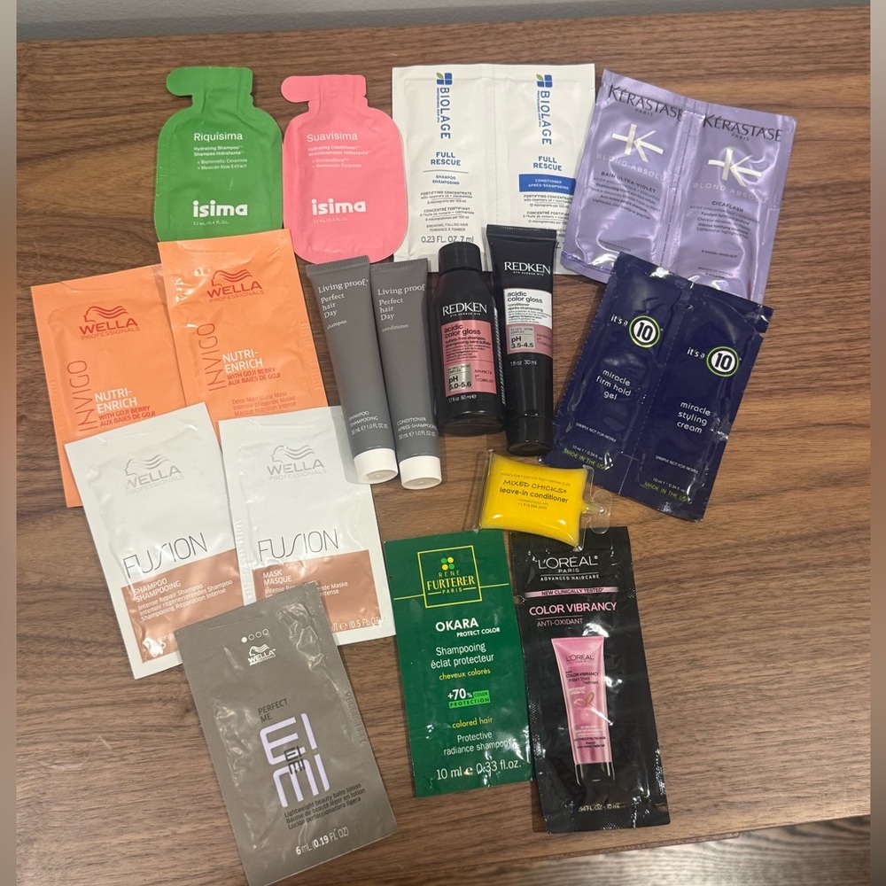 New Hair bundle Shampoo Conditioner
REDKEN Living Proof its10 Kerastase biolage